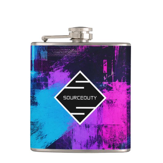 Flasques Logo Sourceduty (Devant)