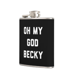 FLASQUES L'OH MON BECKY D'UN DIEU