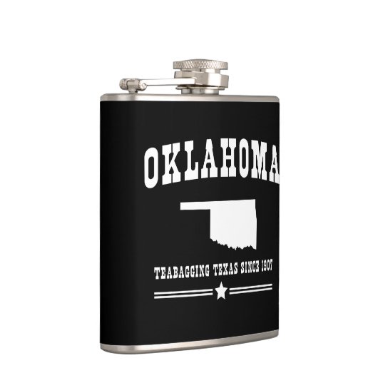 Flasques L'Oklahoma Teabagging le Texas depuis 1907 (Droite)