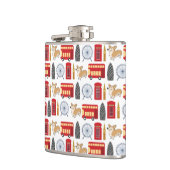 Flasques London Icon and Corgi Collage Motif (Gauche)