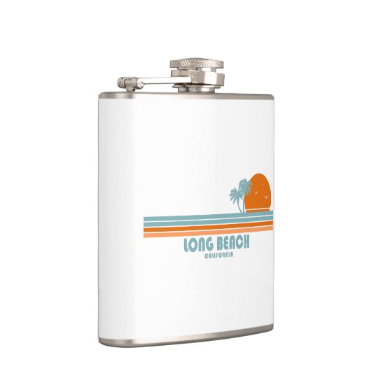 Flasques Long Beach Californie Sun Palm Trees (Droite)