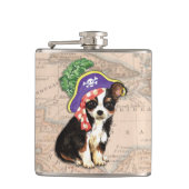 Flasques Long manteau Chihuahua Pirate (Devant)