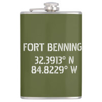 Longitude de la latitude de Fort Benning