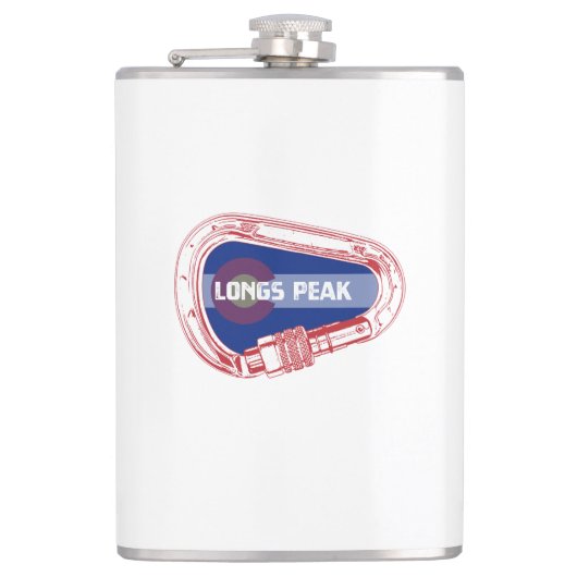 Flasques Longs Peak Escalade Carabiner (Devant)