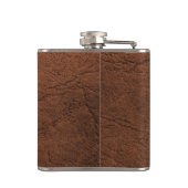 Flasques Look en cuir Brown (Dos)
