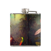 Flasques L'orchidée de Cattleya et trois colibris Heade (Dos)