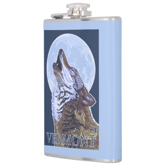 Flasques Loup de VermontHowling (Gauche)