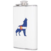 Flasques Loup du drapeau du Colorado (Gauche)