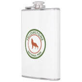 Flasques Loup du parc national Yellowstone (Gauche)