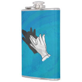 Flasques Loup en bleu (Gauche)