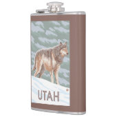 Flasques Loup gris StandingUtah (Gauche)