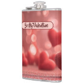 Flasques Love-Filled Be My Valentine Vinyl Wrapped Flask (Gauche)