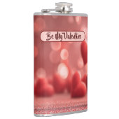 Flasques Love-Filled Be My Valentine Vinyl Wrapped Flask (Droite)