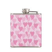 Flasques Lovely Hearts Seamless Pattern (Dos)