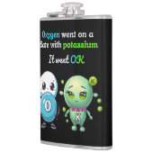 Flasques L'Oxygène Est Allé À Un Rendez-Vous Avec Du Potass (Gauche)