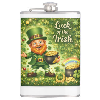 Flasques Luck of the Irish Metal Flask
