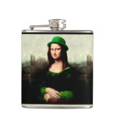 Flasques Lucky Mona Lisa St. Patrick's Day (Devant)
