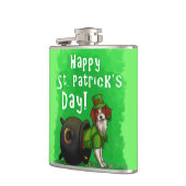 Flasques Lucky St. Patrick's Day Dog (Gauche)