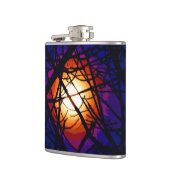 Flasques Lune de verre tendue Abstraite (Gauche)