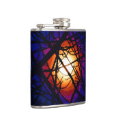 Flasques Lune de verre tendue Abstraite (Droite)