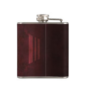 Flasques Lune Romance Groomsman Burgundy ID881 (Dos)