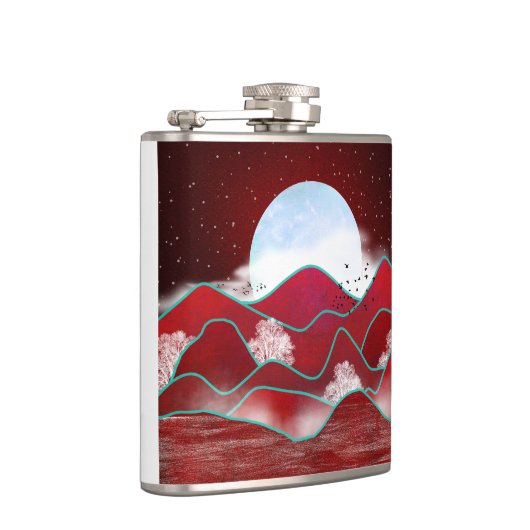 Flasques Lune rouge (Droite)