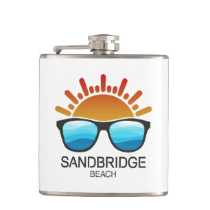 Flasques Lunettes de soleil de Sandbridge Beach Virginie