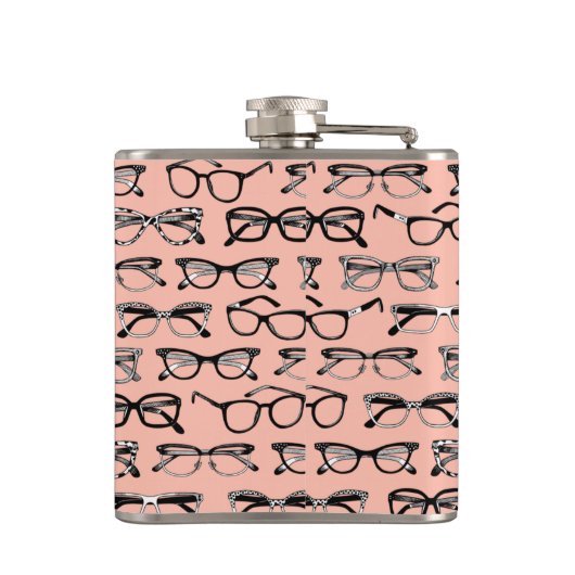 Flasques Lunettes de vue rose pâle, Lunettes de vue, Vêteme (Dos)