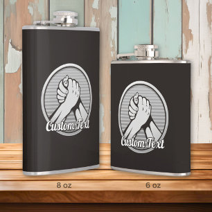 Flasques Lutte de bras Argent