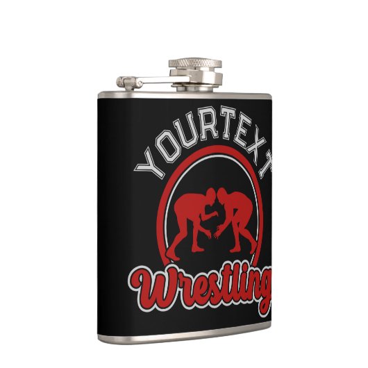 Flasques Lutter AJOUTER LE NOM Grappe Champion d'équipe (Droite)