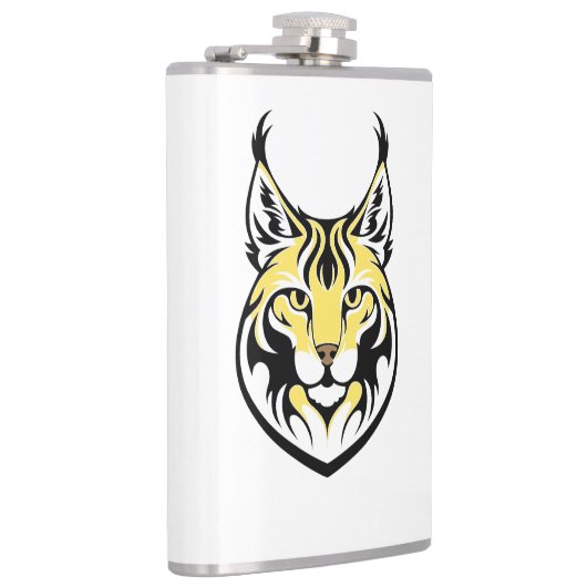 Flasques Lynx, chat sauvage (Droite)