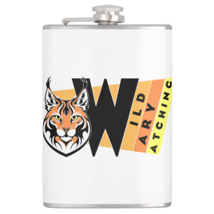 Flasques Lynx - Sauvage. Attention. Regarder