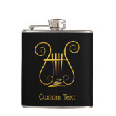 Flasques Lyre d'Or (Devant)