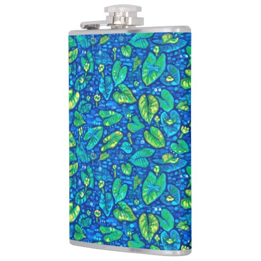 Flasques Lys de vache, étang d'été de Spatterdock Modèle fl (Gauche)