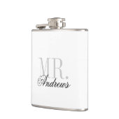 Flasques M. et Mme Mariage Monogram (Gauche)