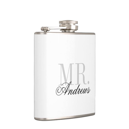 Flasques M. et Mme Mariage Monogram (Droite)