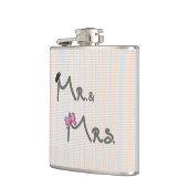 Flasques M. & Mme Groom/Mariée (Gauche)