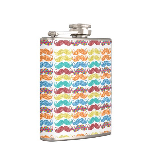 Flasques M. Mustache Hipster Motif (Droite)