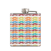 Flasques M. Mustache Hipster Motif (Dos)