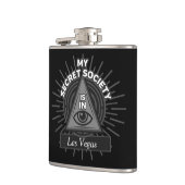 Flasques Ma Société Secrète Est Dans (N'Importe Quelle Vill (Gauche)