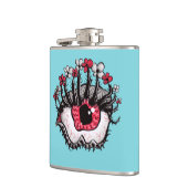 Flasques Macabre Eye Melt Déplaisant Psychedélique Dark Art (Gauche)