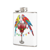 Flasques Macaws Tropical Boire Du Vin (Gauche)