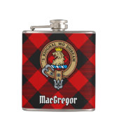 Flasques MacGregor Crest sur Rob Roy Tartan (Devant)