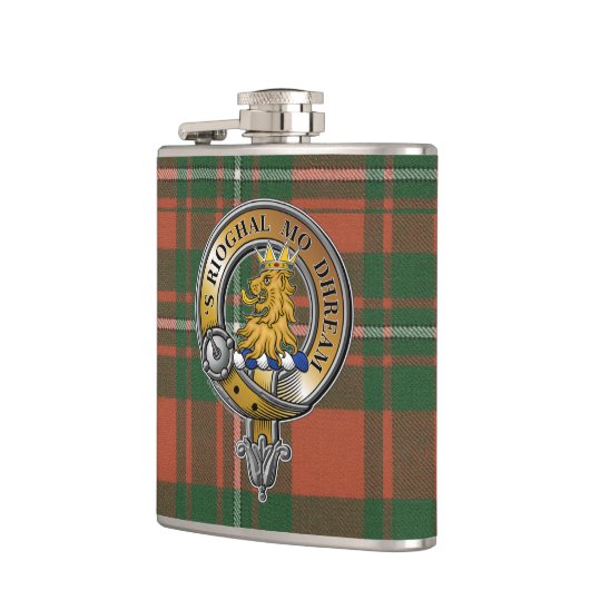 Flasques MacGregor Tartan & Badge (Gauche)