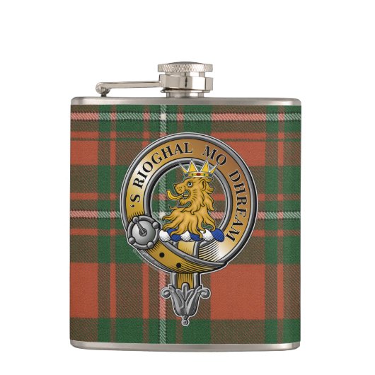 Flasques MacGregor Tartan & Badge (Devant)