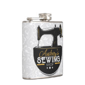 Flasques Machine à coudre ancienne AJOUTER NOM Couturière T (Droite)