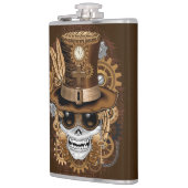 Flasques Machine rétro Voodoo à vapeur crâne (Gauche)