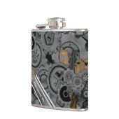 Flasques Machinerie Steampunk (couleur complète) (Gauche)