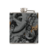 Flasques Machinerie Steampunk (couleur complète) (Dos)