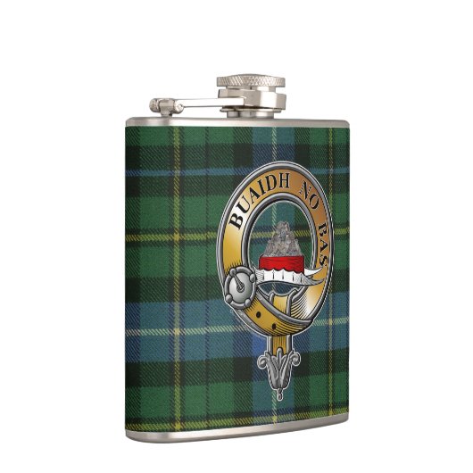 Flasques MacNeil-Barra Tartan & Badge (Droite)